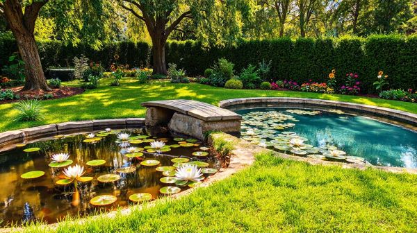 Idées astucieuses pour ajouter un bassin et étang à votre jardin