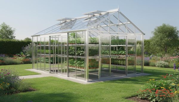 La serre en acier galvanisé pour jardin : une solution durable et élégante