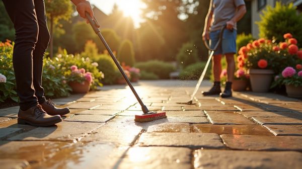 Les clés pour un nettoyage réussi de votre terrasse