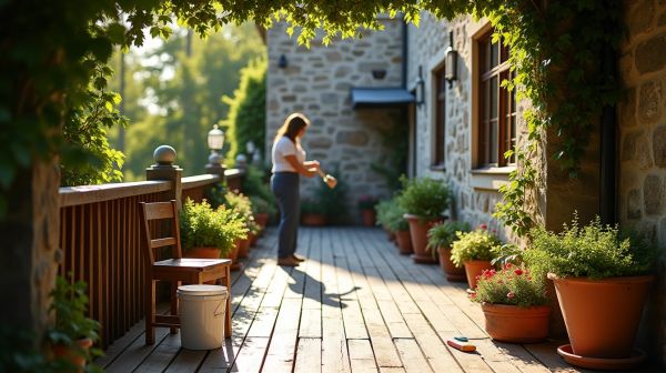 Les clés pour un nettoyage réussi de votre terrasse